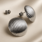 Dome Earrings - Image 4