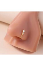 gold-plated nose ring. - Image 2