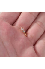 gold-plated nose ring. - Image 3