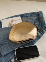 Glossy Gold Oval Clutch - Image 4