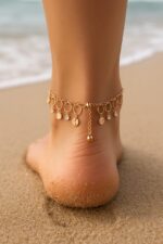 Rose-Gold Charm Anklet - Image 3