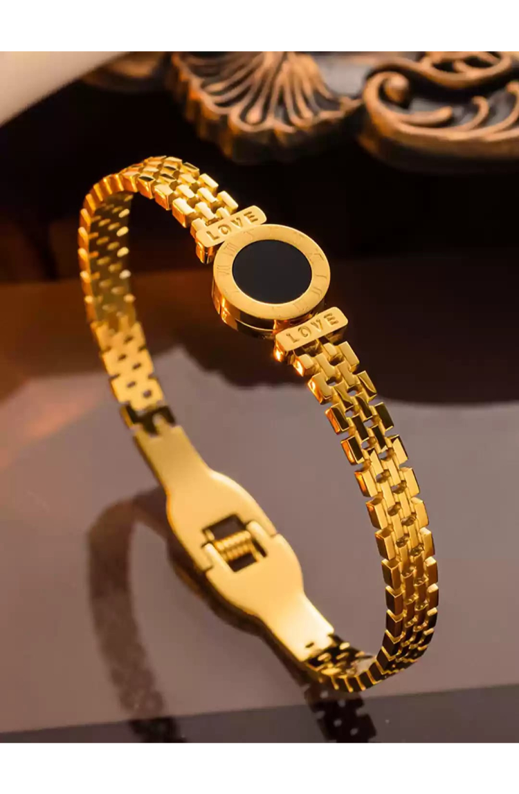 6886a407-3060-4019-83d2-b9f197ae1da6 Gold-Plated love Bracelet - Image 1