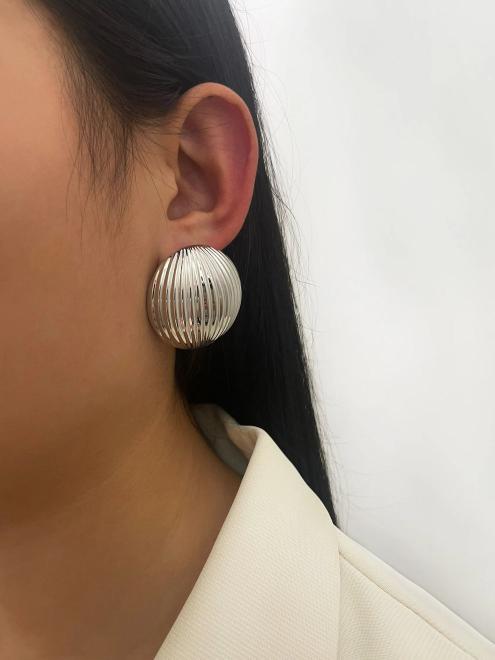 Se8c24d90efed463f9b1e5685cccaed08B Dome Earrings - Image 1