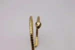Snake-Inspired Gold Bracelet - Image 3