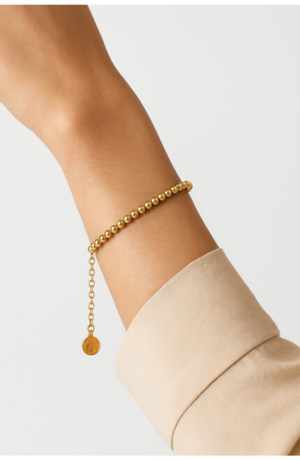 Golden Coin Charm Bracelet