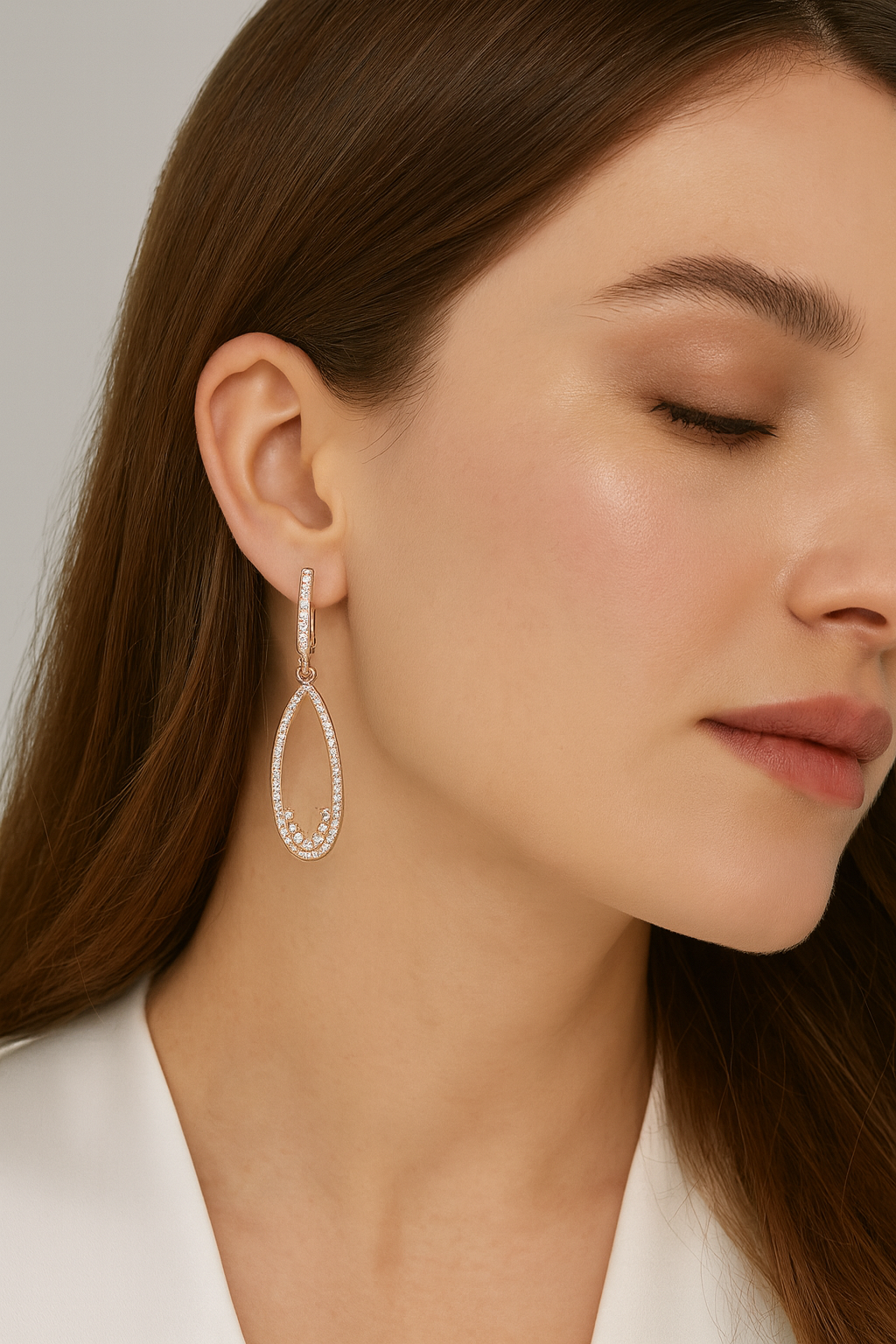 file_00000000292c6246b95939e71b614b26 Rose Gold Earrings - Image 1