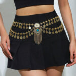 Bohemian Luxe Coin Tassel Belly Chain
